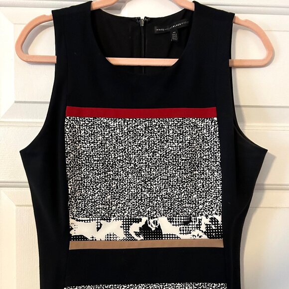 White House Black Market Tops - White House Black Market Lined Top with Design